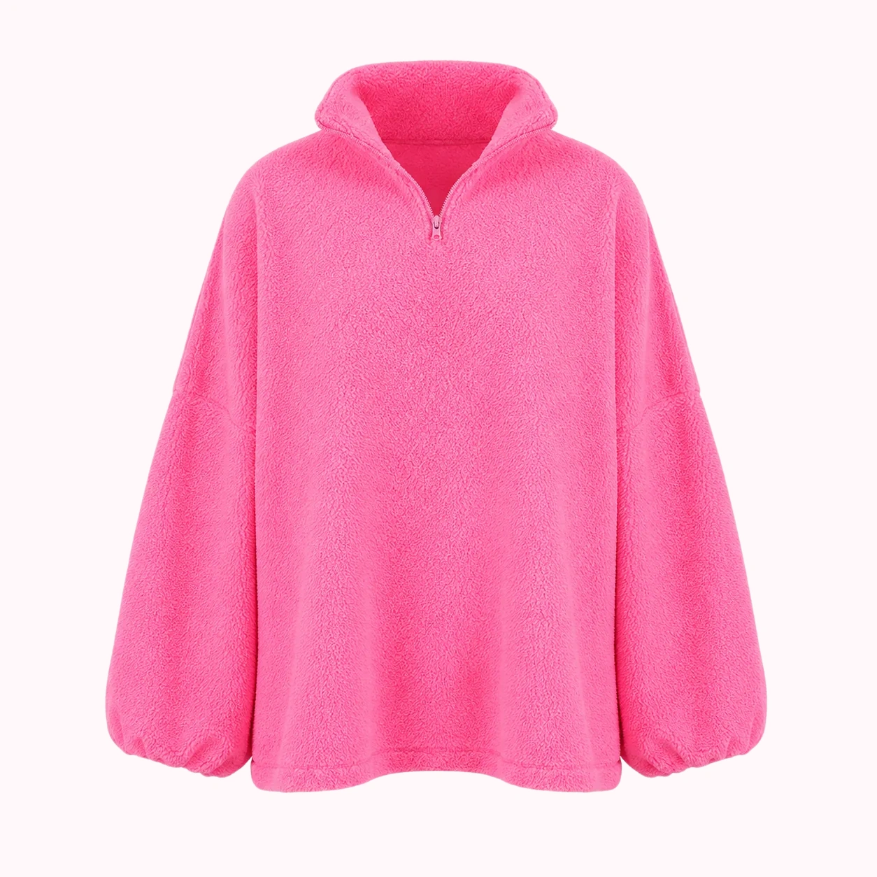 Pink Fleece Pullover