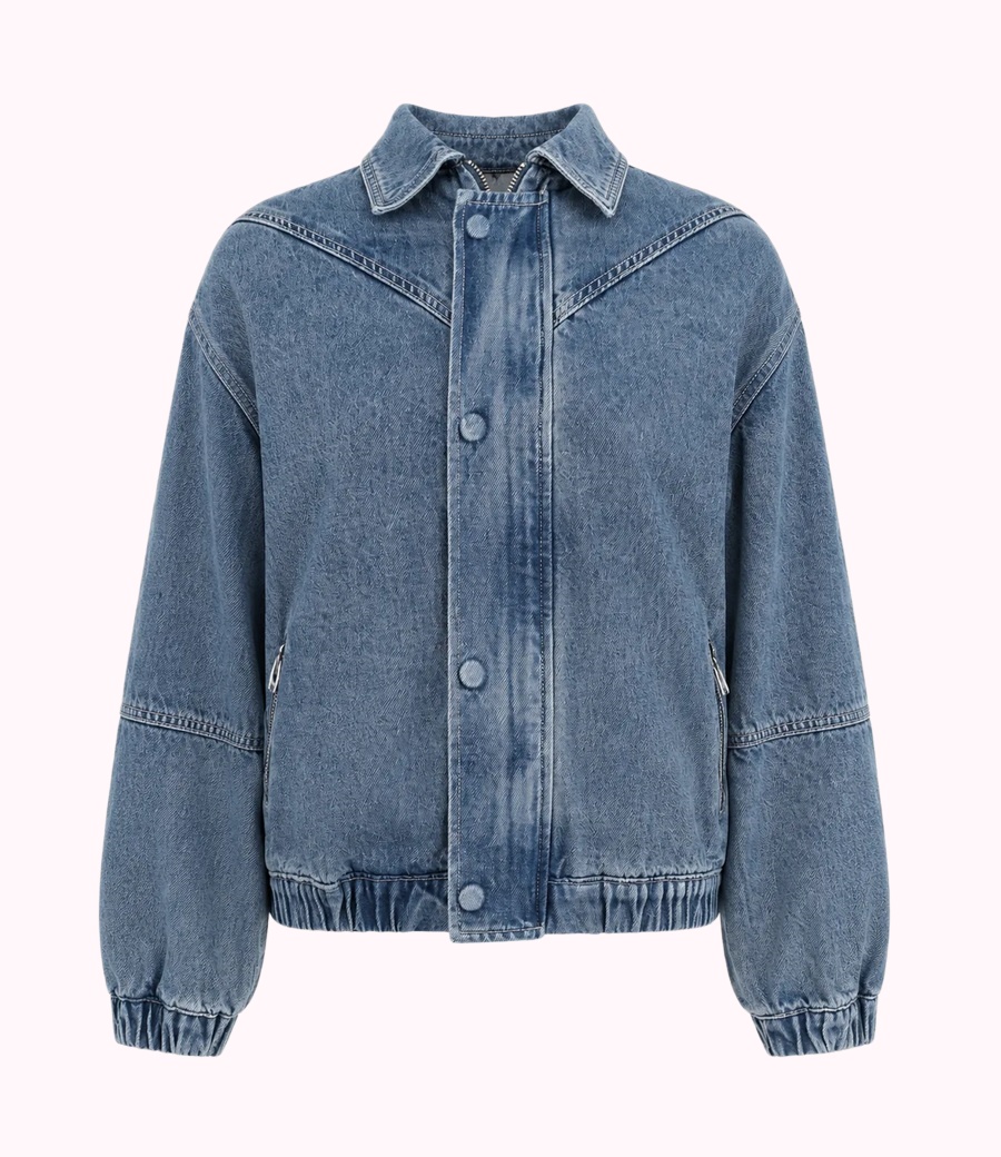 Denim Bomber Jacket