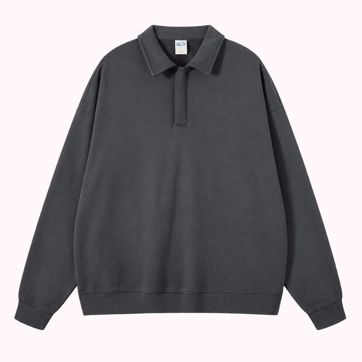 Charcoal Half-Zip Pullover