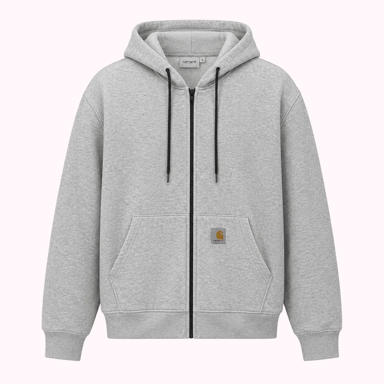 Grey Zip Hoodie
