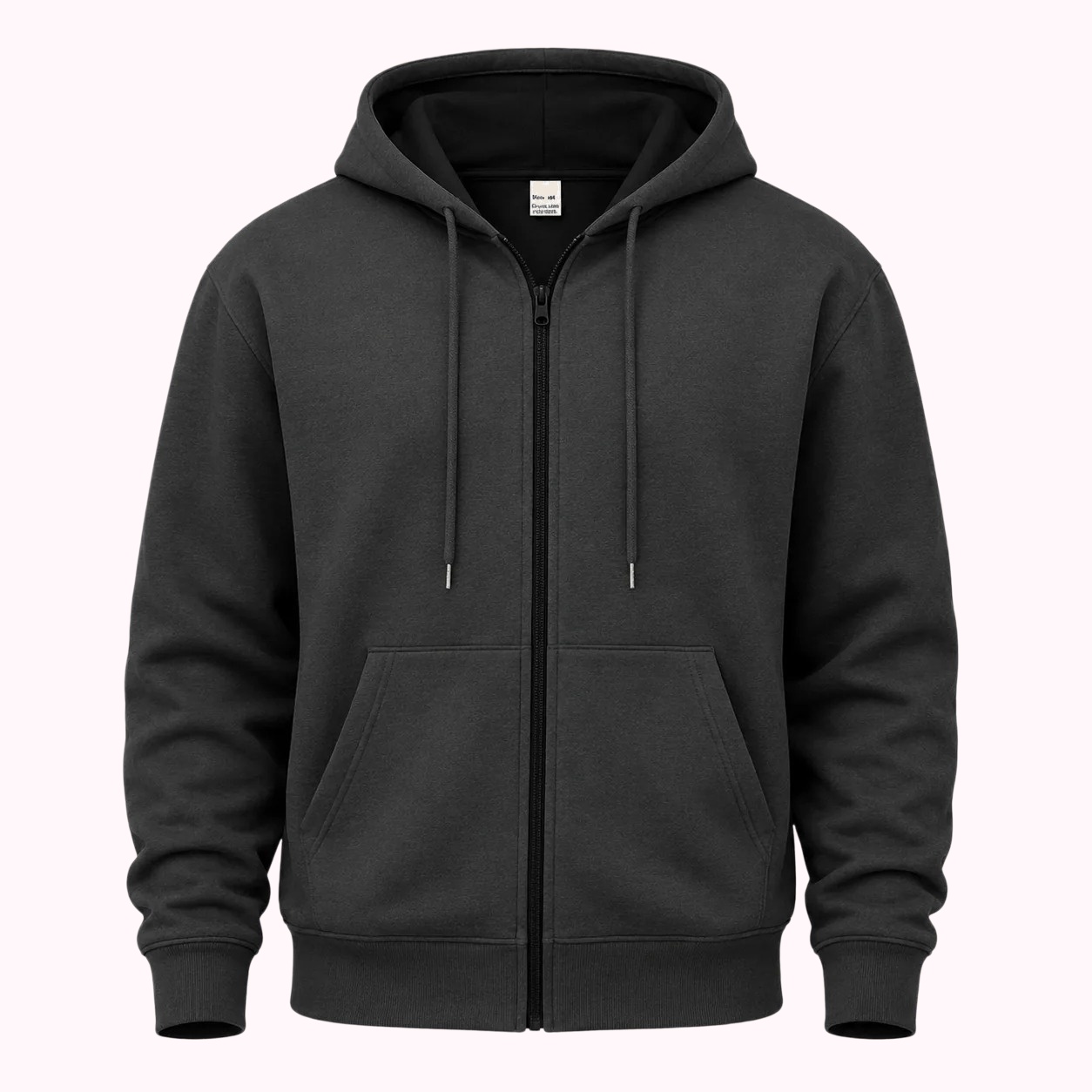 Black Zip Hoodie