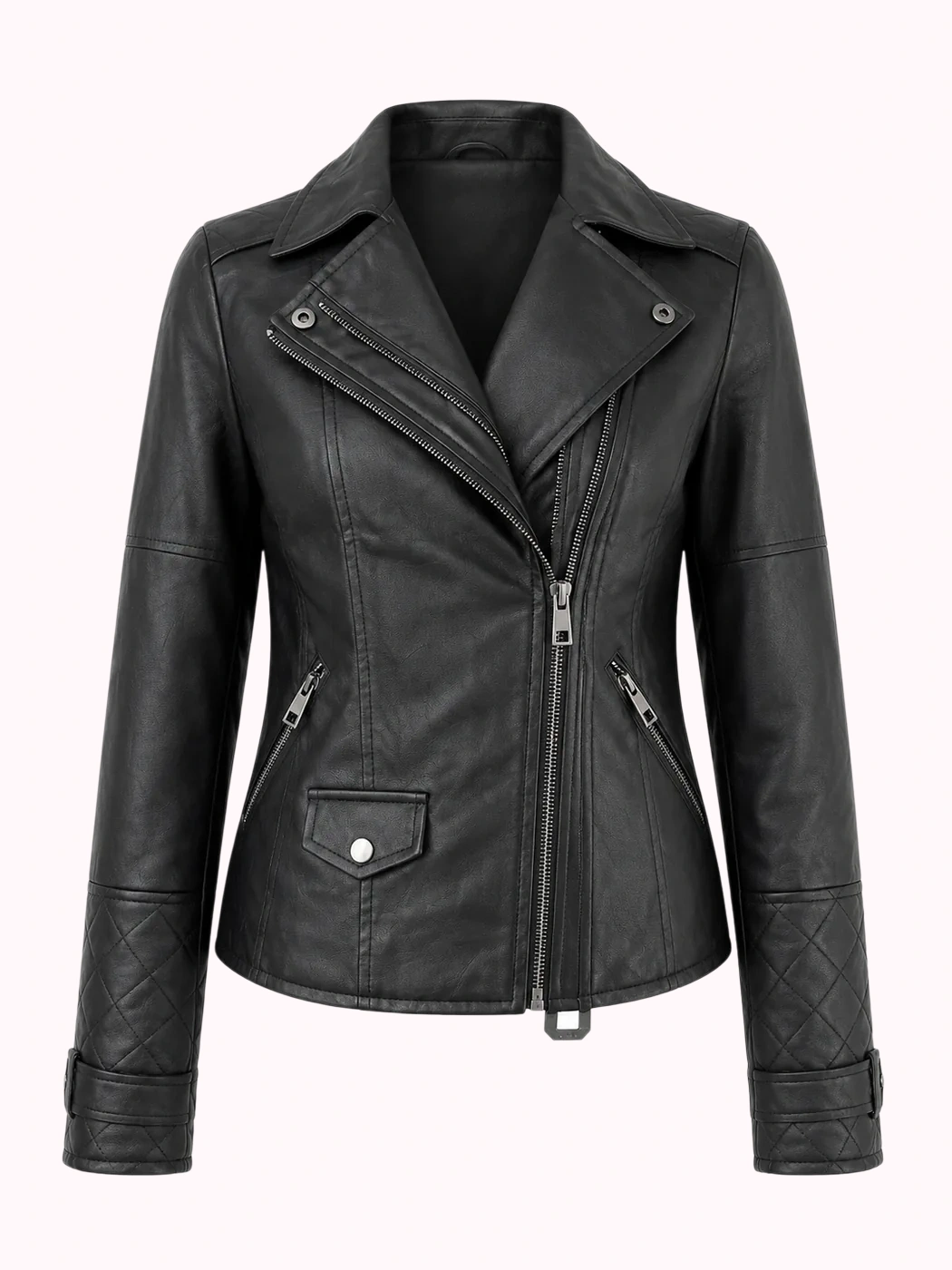 Classic Leather Biker Jacket