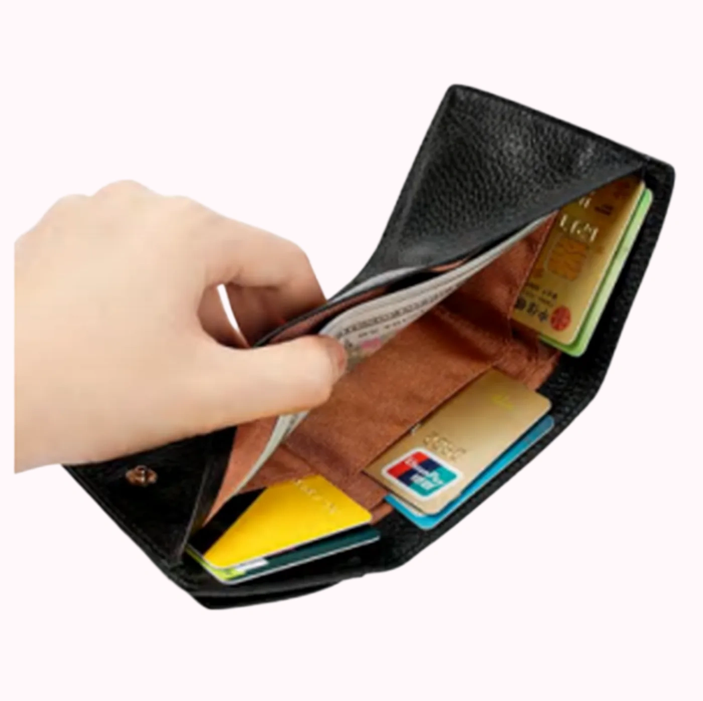 Black Slim Card Wallet
