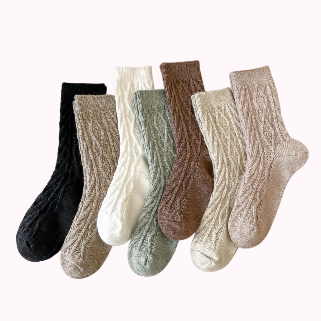 Cable Knit Sock Set