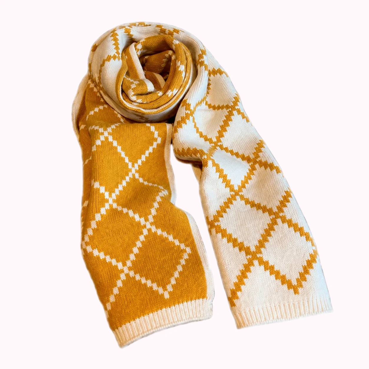 Mustard Knit Scarf