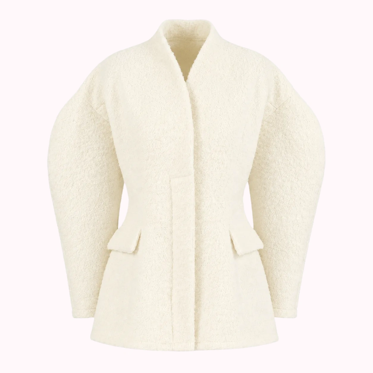 Ivory Ribbed Cardigan
