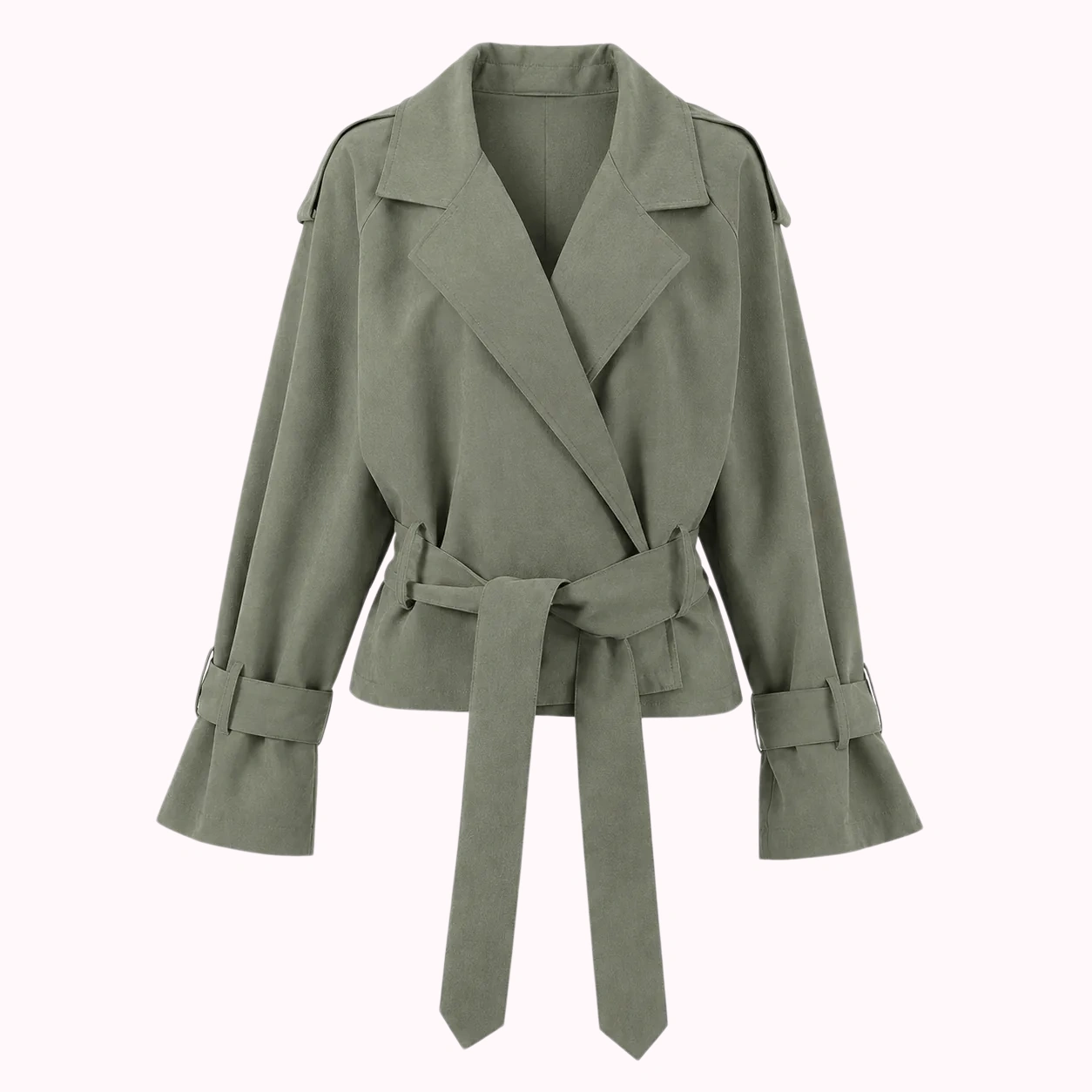 Sage Tie-Waist Jacket