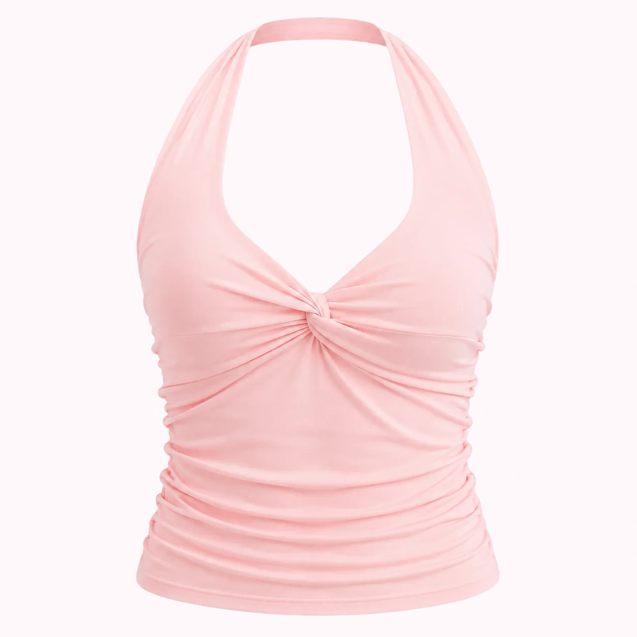 Light Pink Halter Top